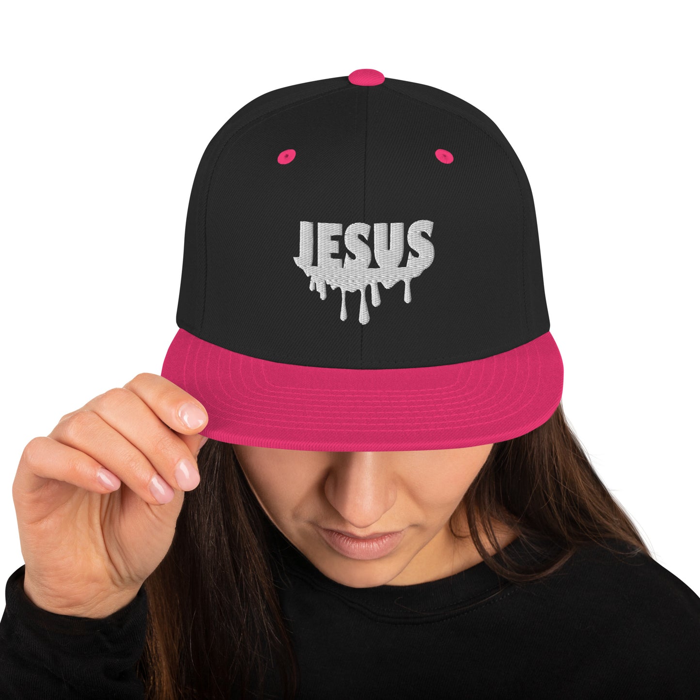 Jesus Drip Snapback Hat (Unisex)