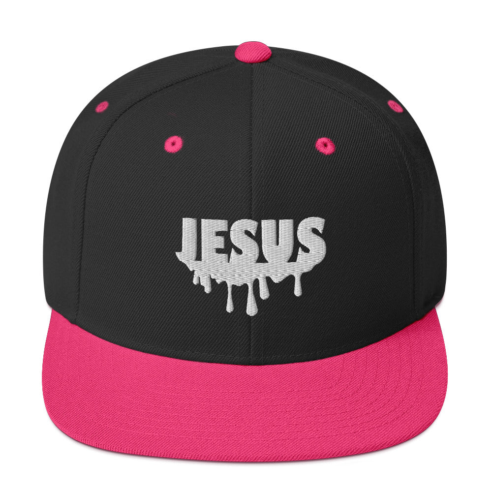 Jesus Drip Snapback Hat (Unisex)