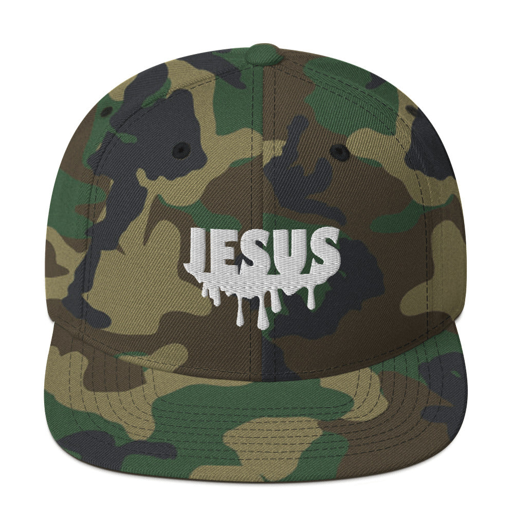 Jesus Drip Snapback Hat (Unisex)