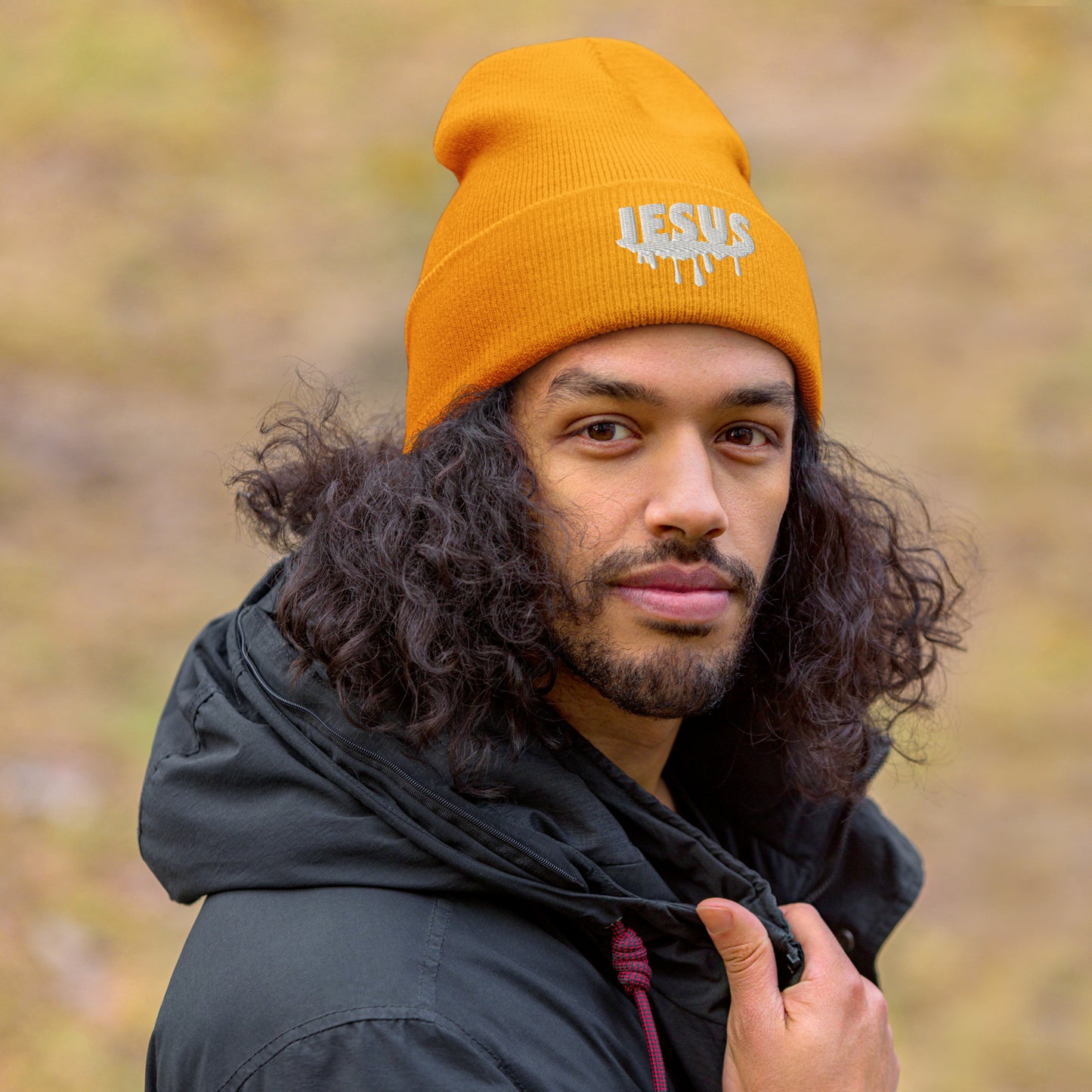 Jesus Drip Cuffed Beanie (Unisex)