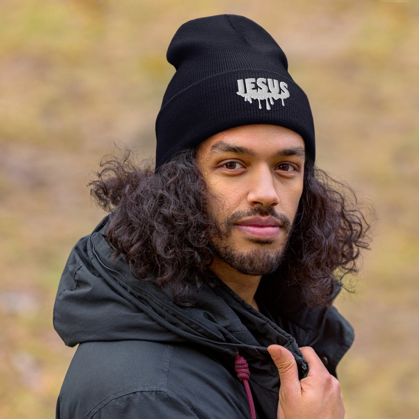 Jesus Drip Cuffed Beanie (Unisex)
