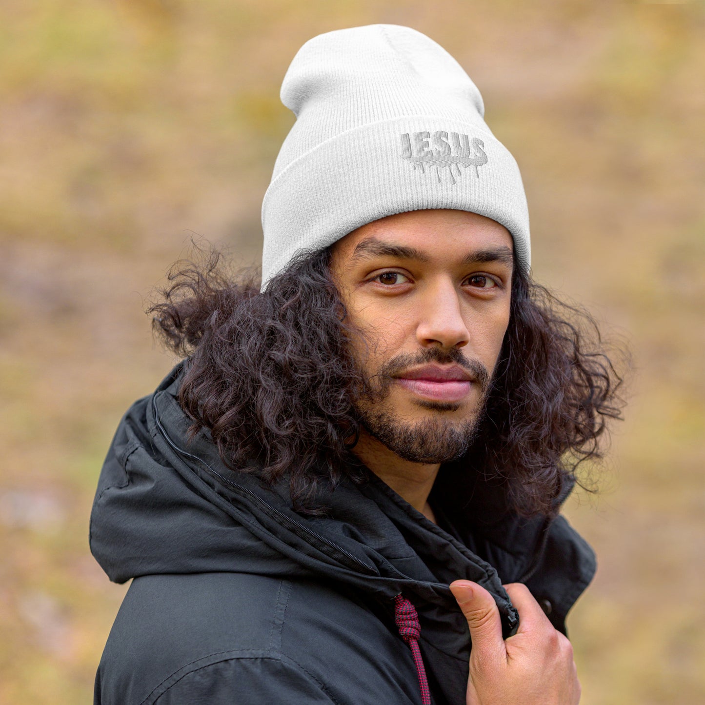 Jesus Drip Cuffed Beanie (Unisex)