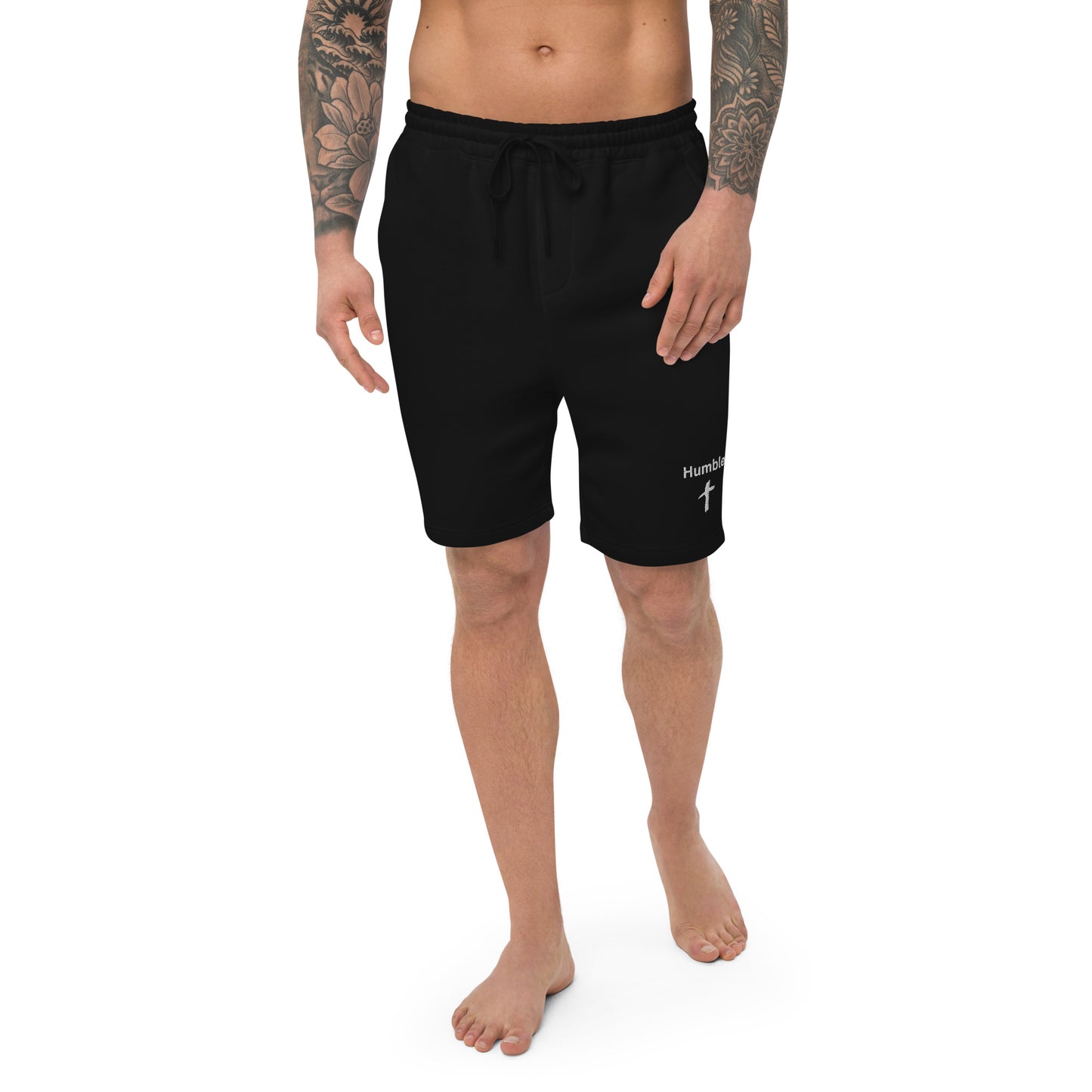 Humble Embroidered Men's Fleece Shorts - Humble & Faithful Co.