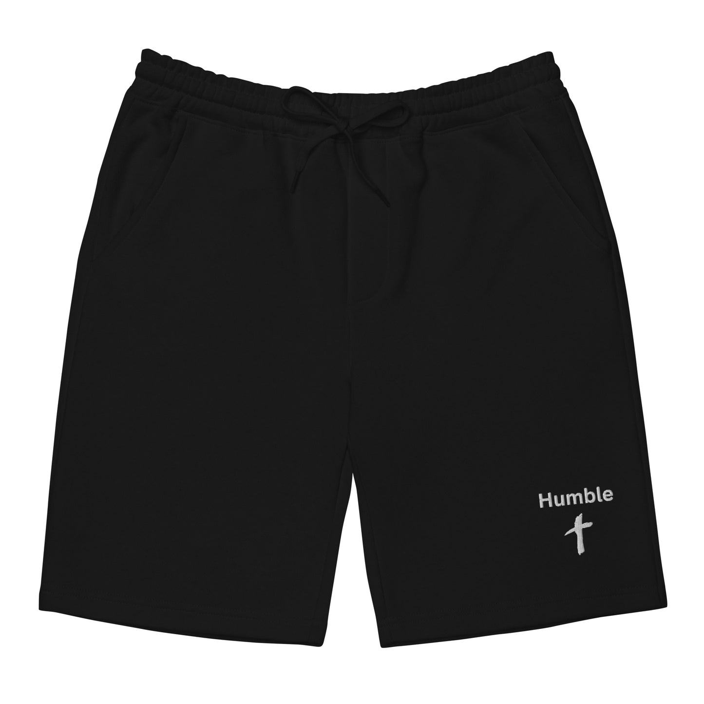 Humble Embroidered Men's Fleece Shorts - Humble & Faithful Co.