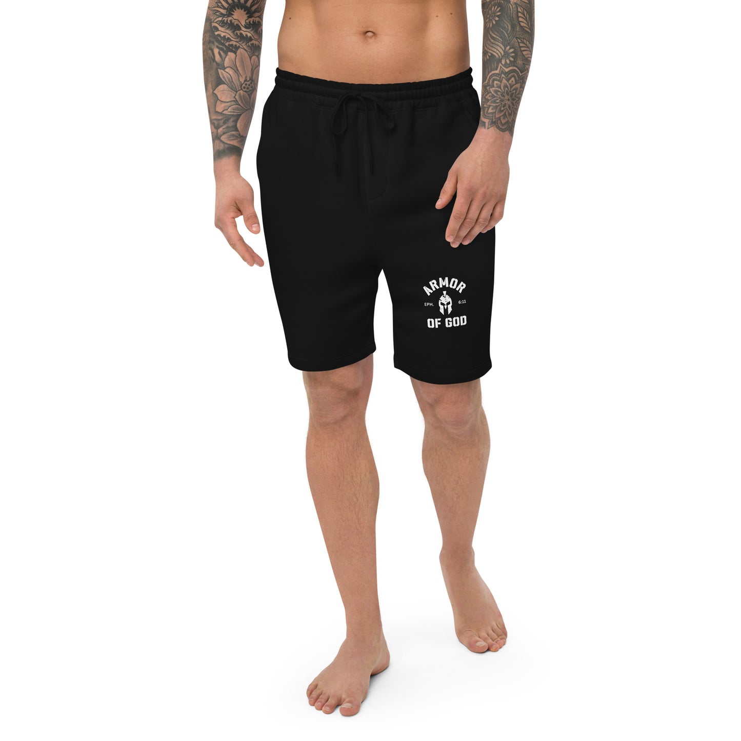 Armor of God Men's Fleece Shorts - Humble & Faithful Co.