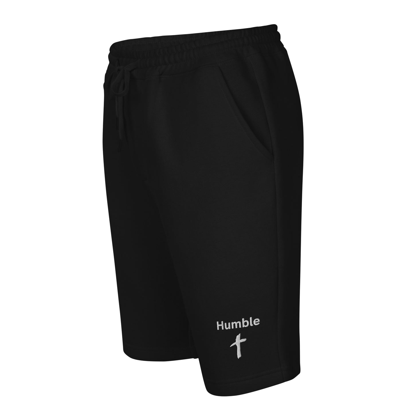 Humble Embroidered Men's Fleece Shorts - Humble & Faithful Co.