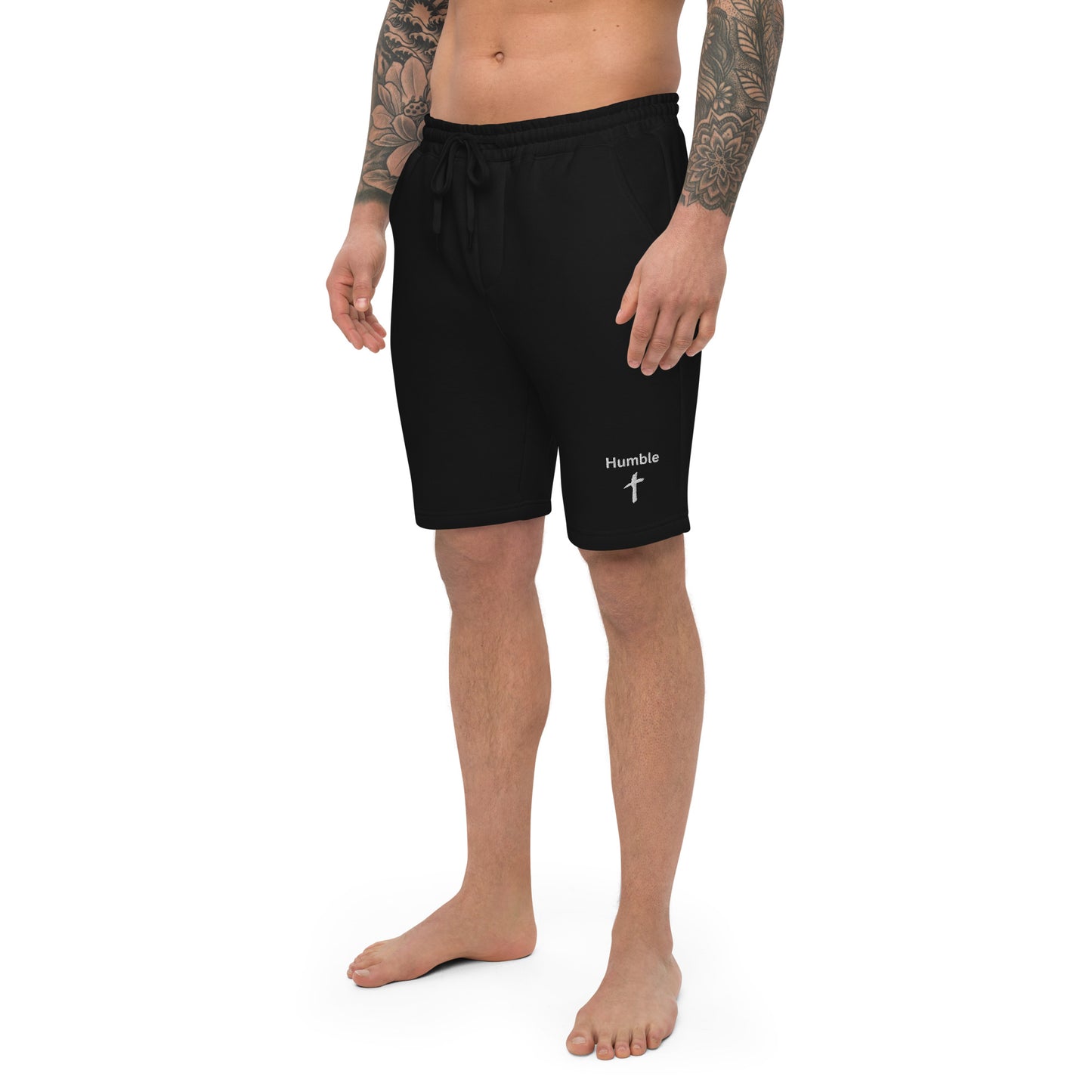 Humble Embroidered Men's Fleece Shorts - Humble & Faithful Co.