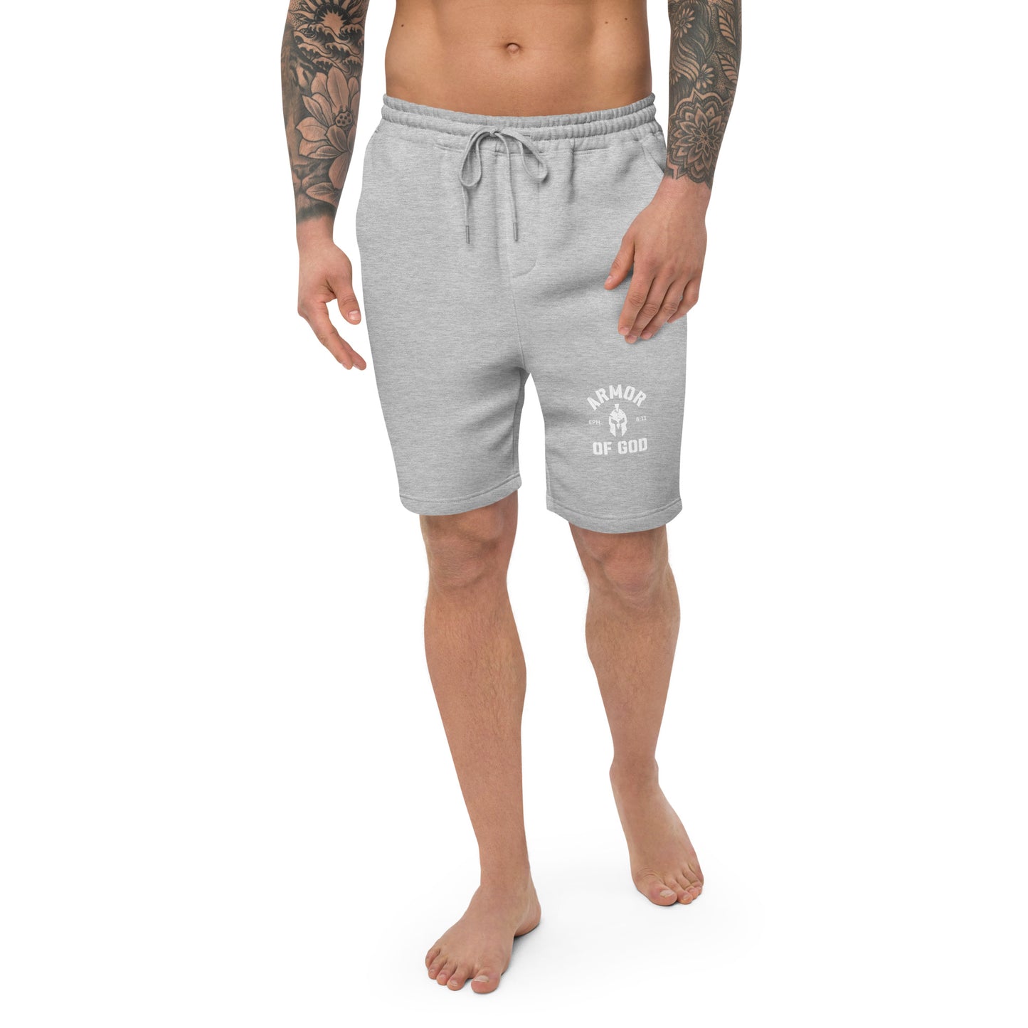 Armor of God Men's Fleece Shorts - Humble & Faithful Co.