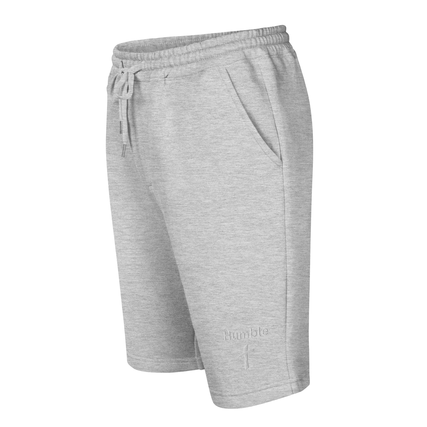 Humble Embroidered Men's Fleece Shorts - Humble & Faithful Co.