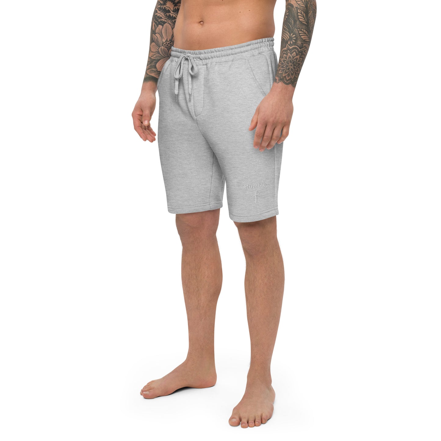 Humble Embroidered Men's Fleece Shorts - Humble & Faithful Co.