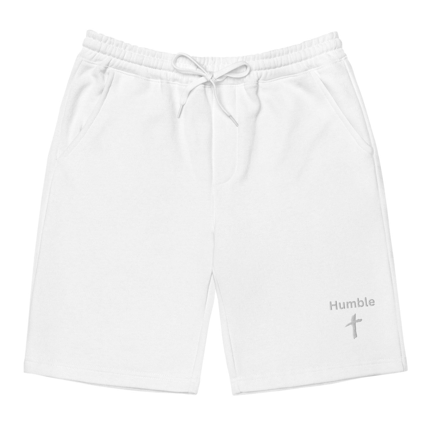 Humble Embroidered Men's Fleece Shorts - Humble & Faithful Co.