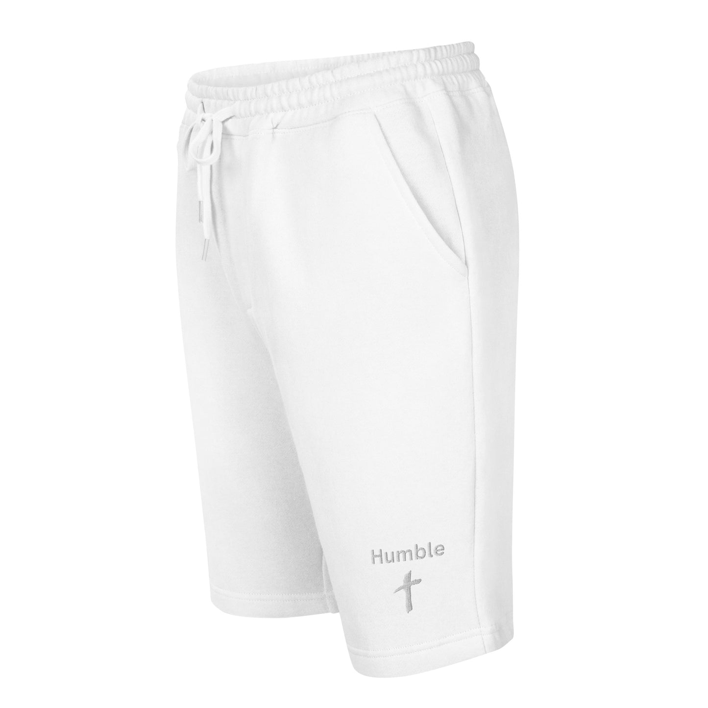 Humble Embroidered Men's Fleece Shorts - Humble & Faithful Co.