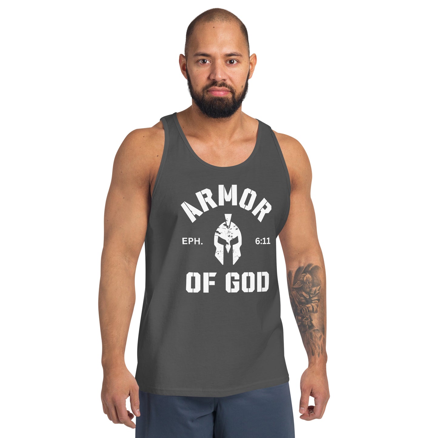 Armor of God Tank Top (Unisex) - Humble & Faithful Co.