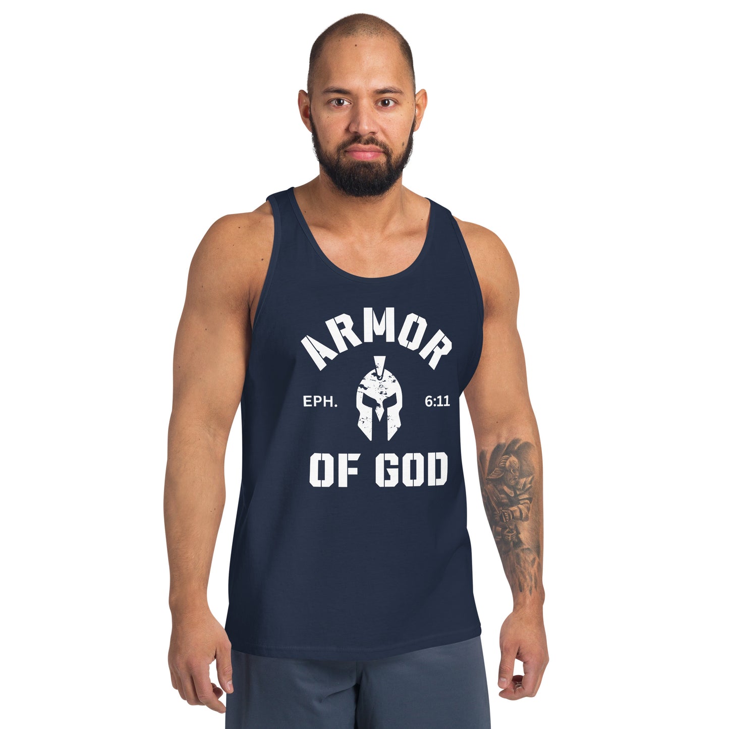 Armor of God Tank Top (Unisex) - Humble & Faithful Co.