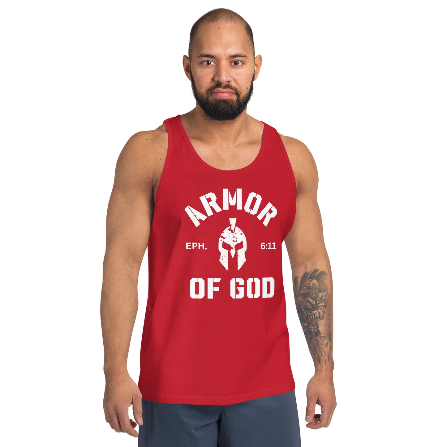 Armor of God Tank Top (Unisex) - Humble & Faithful Co.