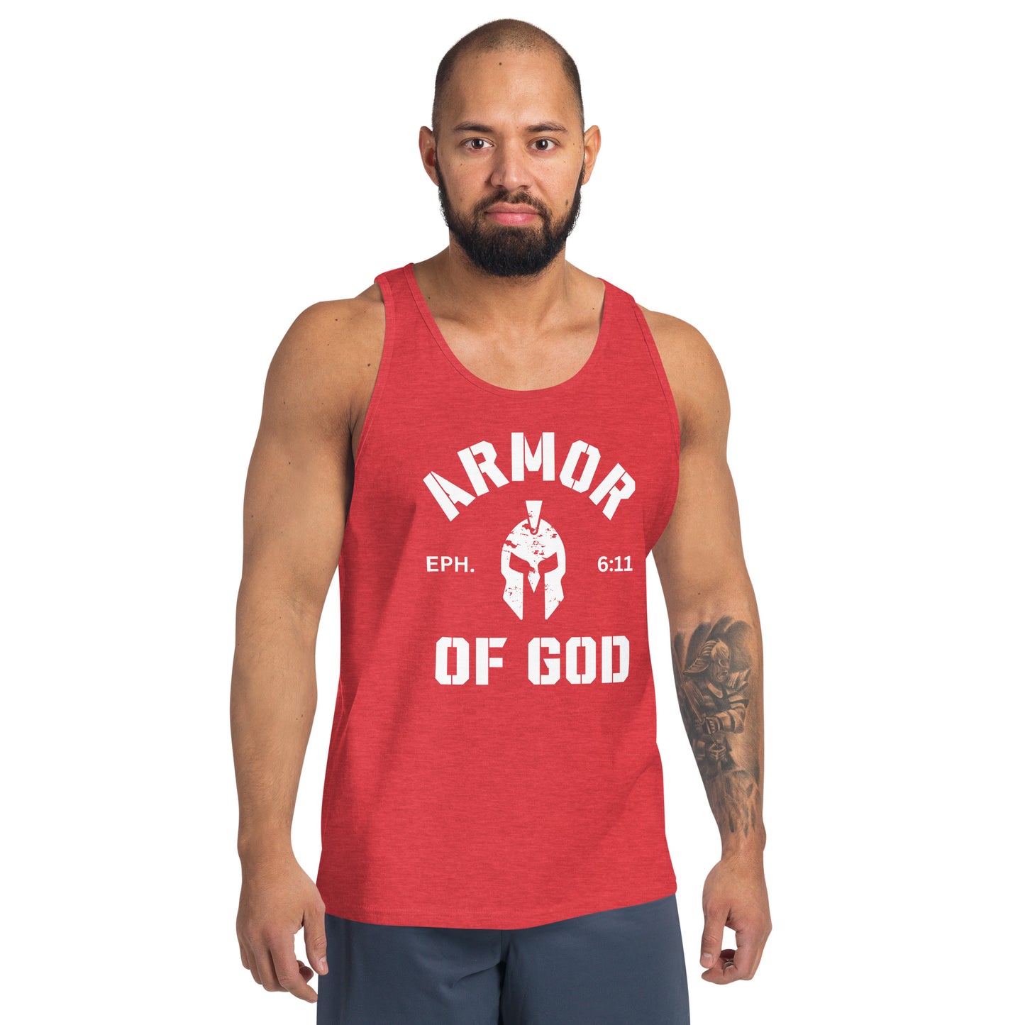 Armor of God Tank Top (Unisex) - Humble & Faithful Co.
