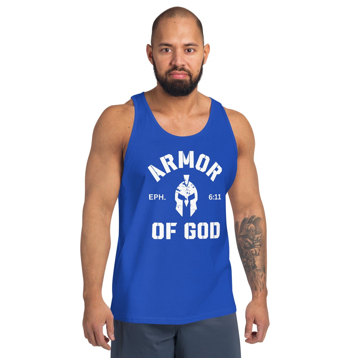 Armor of God Tank Top (Unisex) - Humble & Faithful Co.