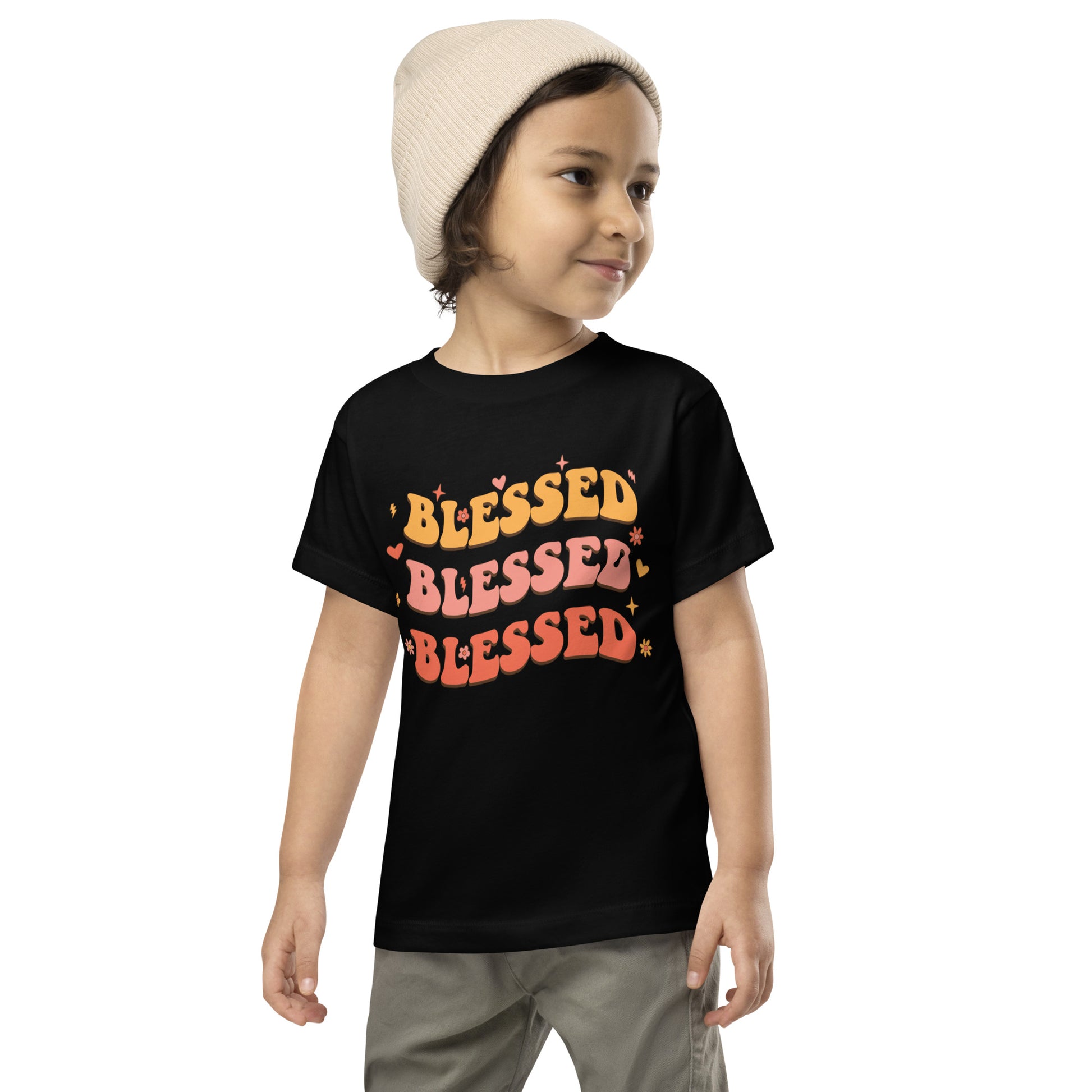 Blessed Toddler Short Sleeve T-Shirt - Humble & Faithful Co.