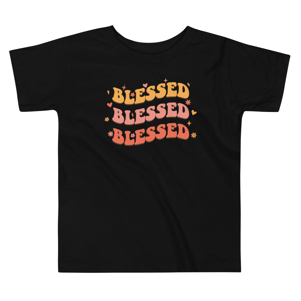 Blessed Toddler Short Sleeve T-Shirt - Humble & Faithful Co.