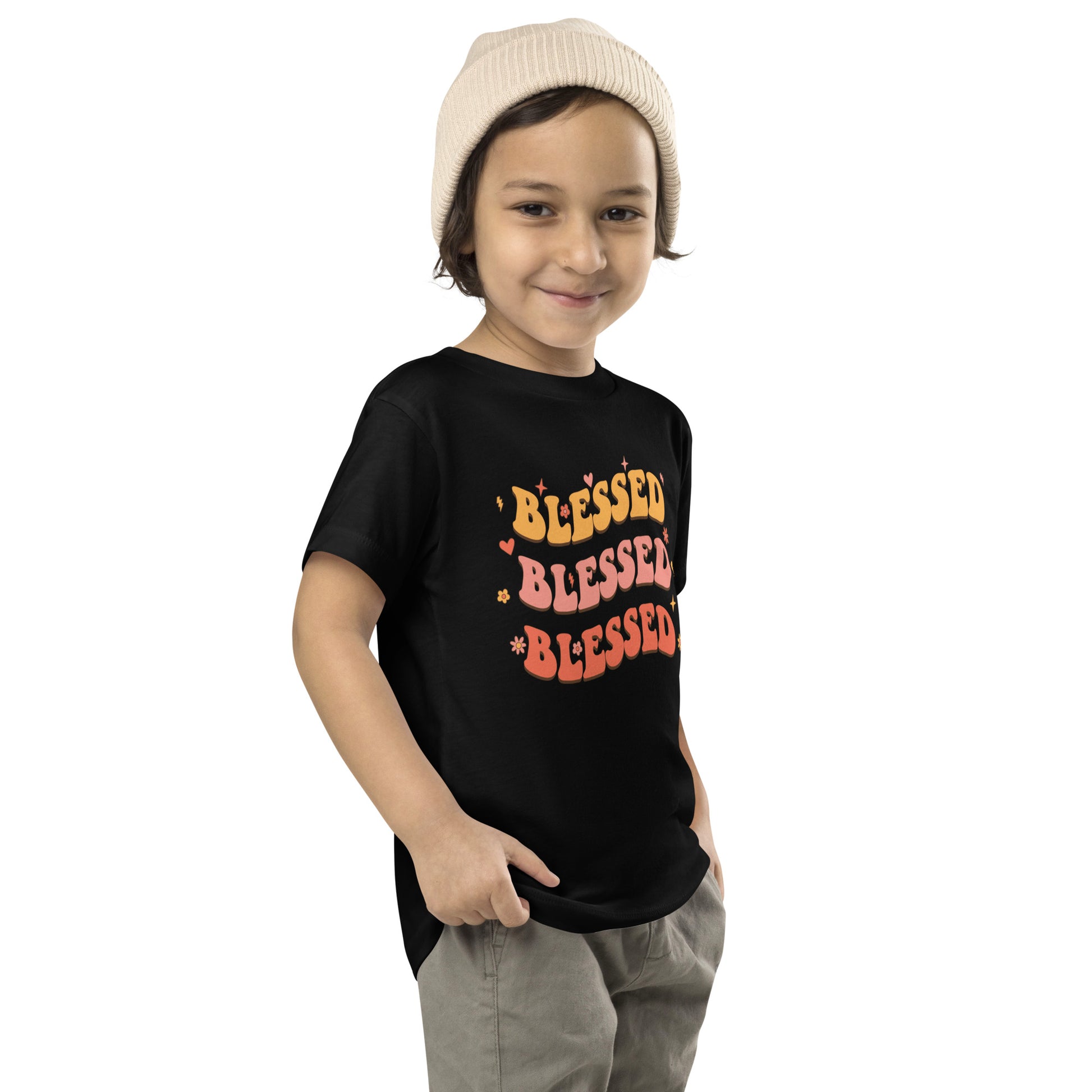 Blessed Toddler Short Sleeve T-Shirt - Humble & Faithful Co.