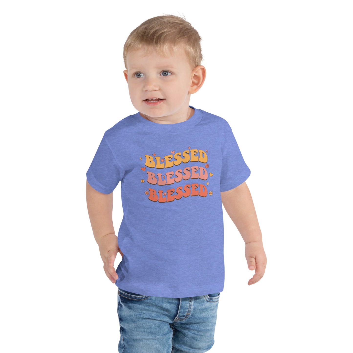 Blessed Toddler Short Sleeve T-Shirt - Humble & Faithful Co.