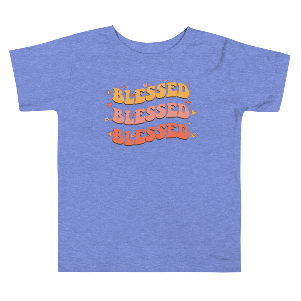 Blessed Toddler Short Sleeve T-Shirt - Humble & Faithful Co.