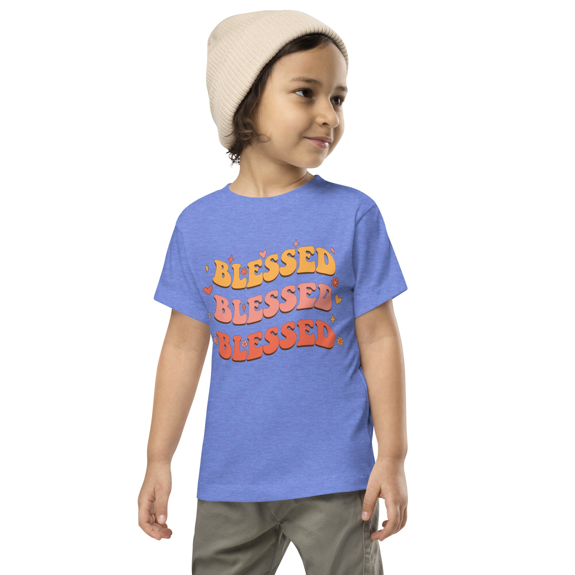 Blessed Toddler Short Sleeve T-Shirt - Humble & Faithful Co.