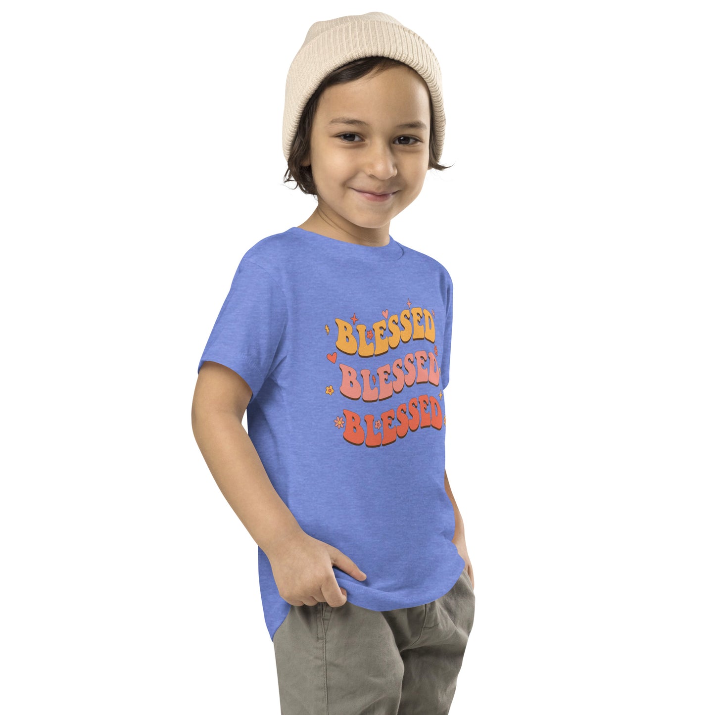 Blessed Toddler Short Sleeve T-Shirt - Humble & Faithful Co.