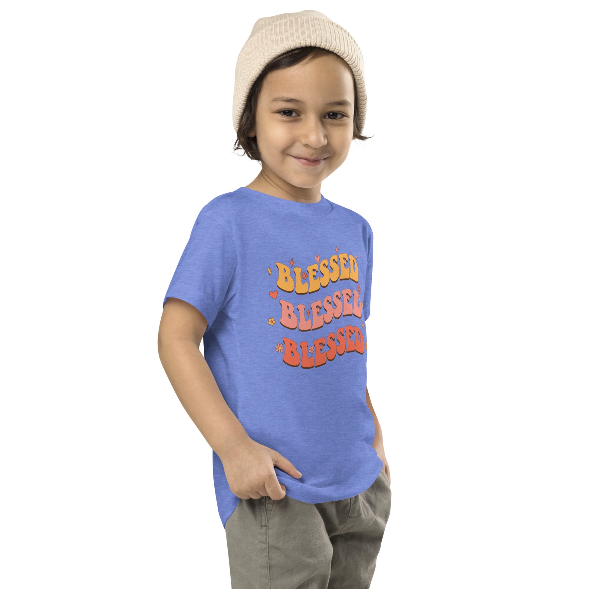 Blessed Toddler Short Sleeve T-Shirt - Humble & Faithful Co.