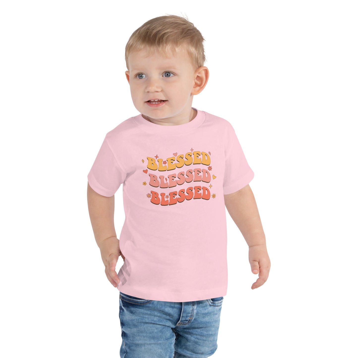 Blessed Toddler Short Sleeve T-Shirt - Humble & Faithful Co.