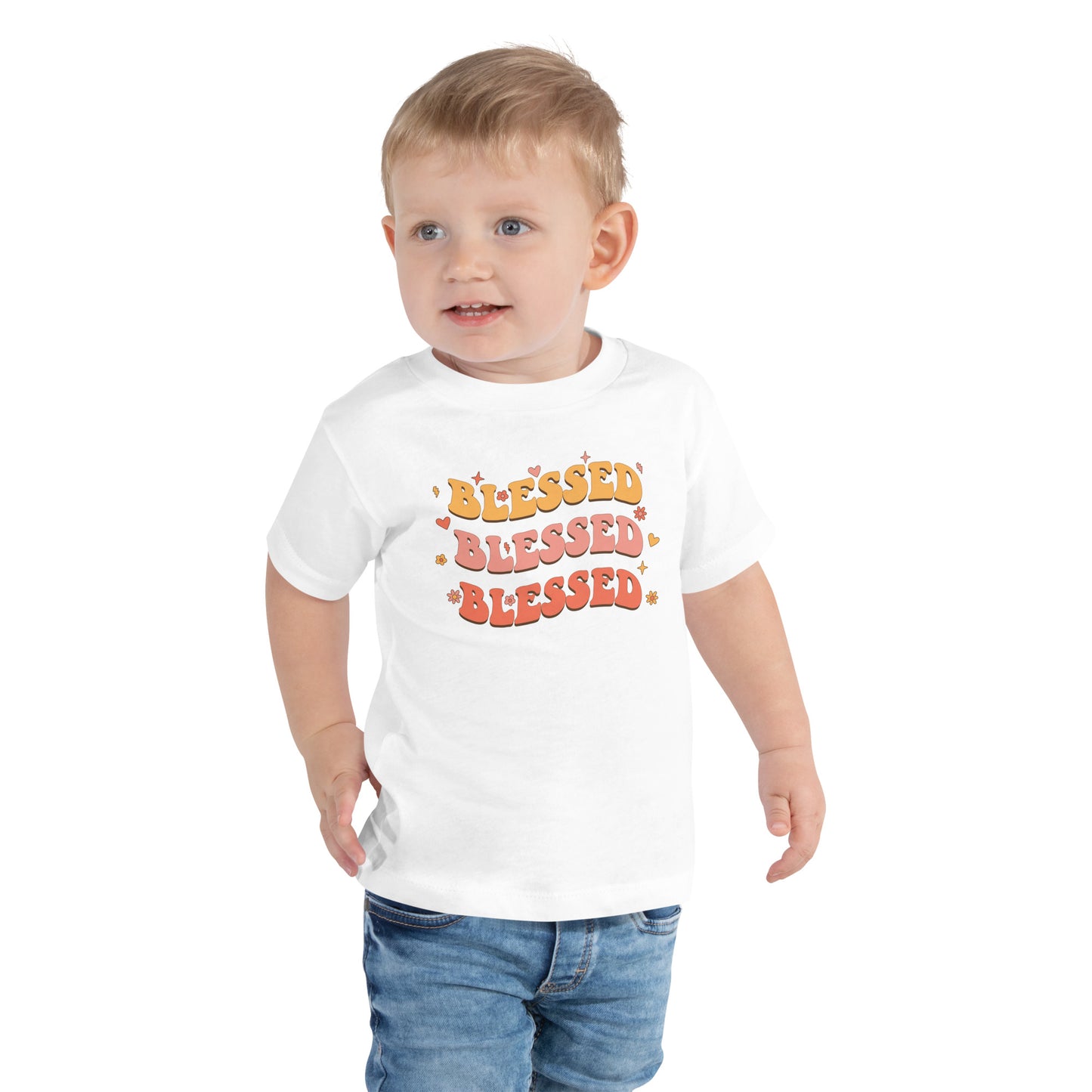 Blessed Toddler Short Sleeve T-Shirt - Humble & Faithful Co.