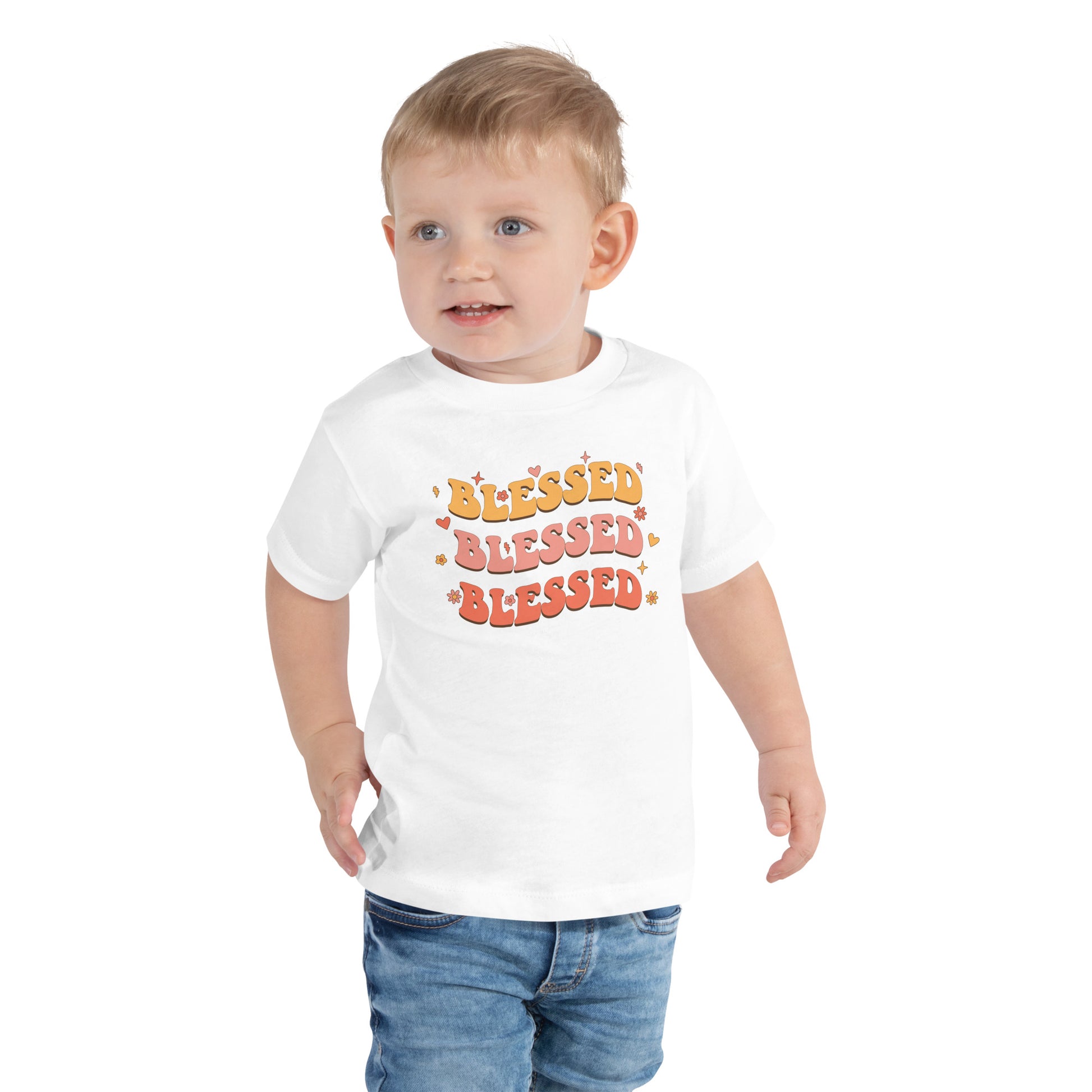 Blessed Toddler Short Sleeve T-Shirt - Humble & Faithful Co.