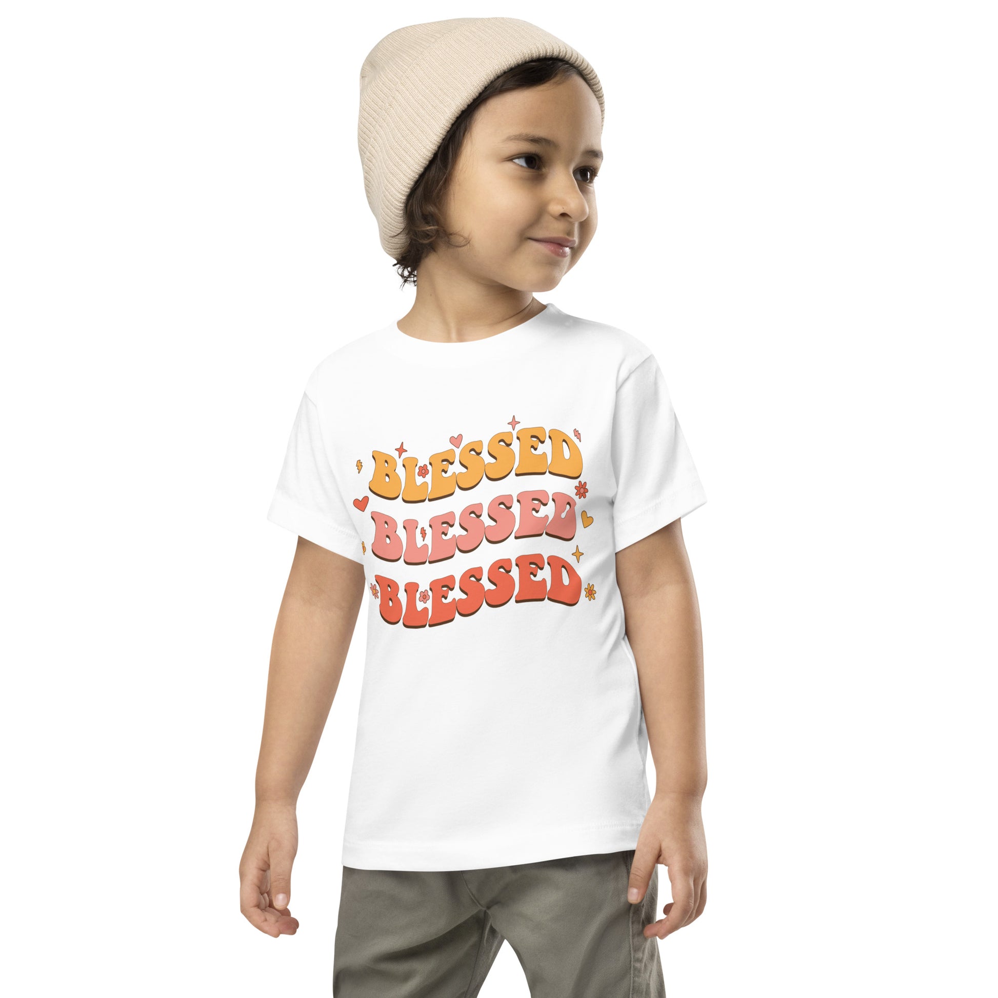 Blessed Toddler Short Sleeve T-Shirt - Humble & Faithful Co.