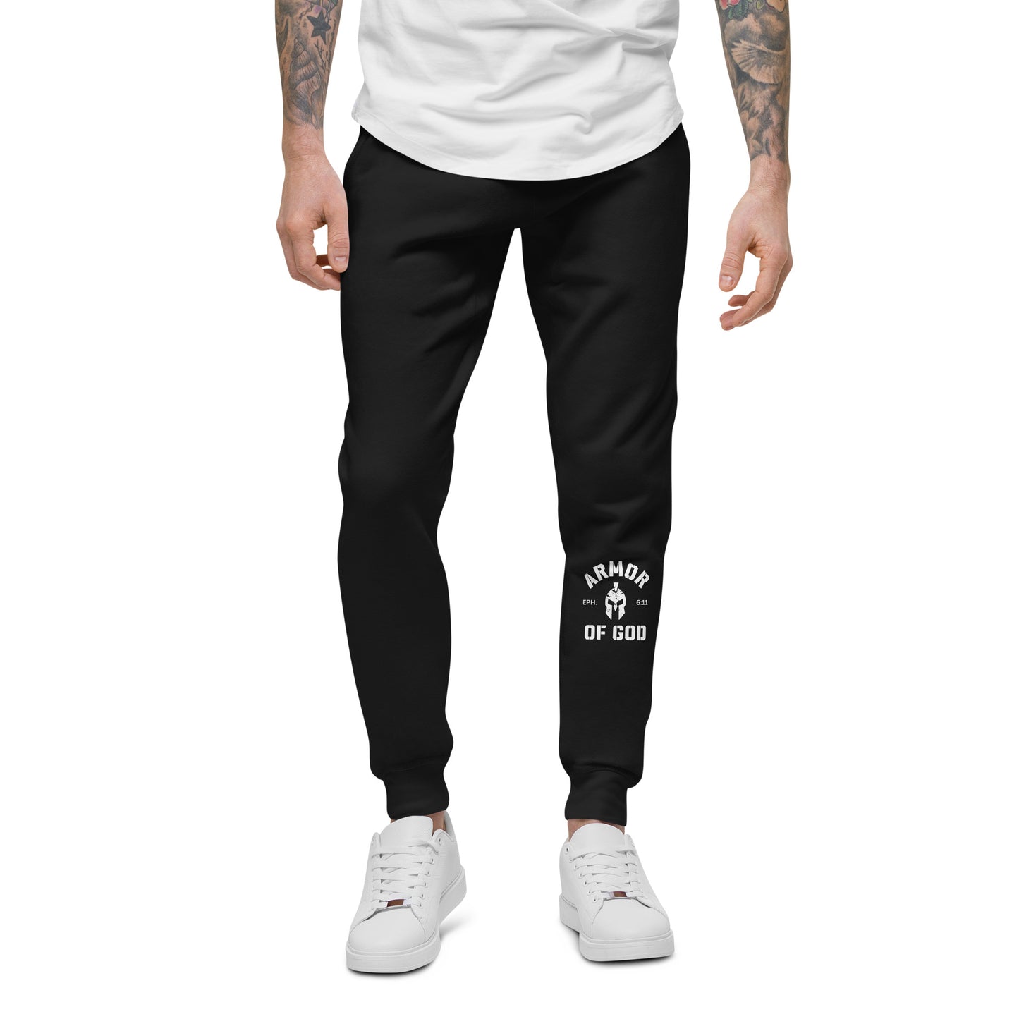 Armor of God Fleece Sweatpants (Unisex) - Humble & Faithful Co.