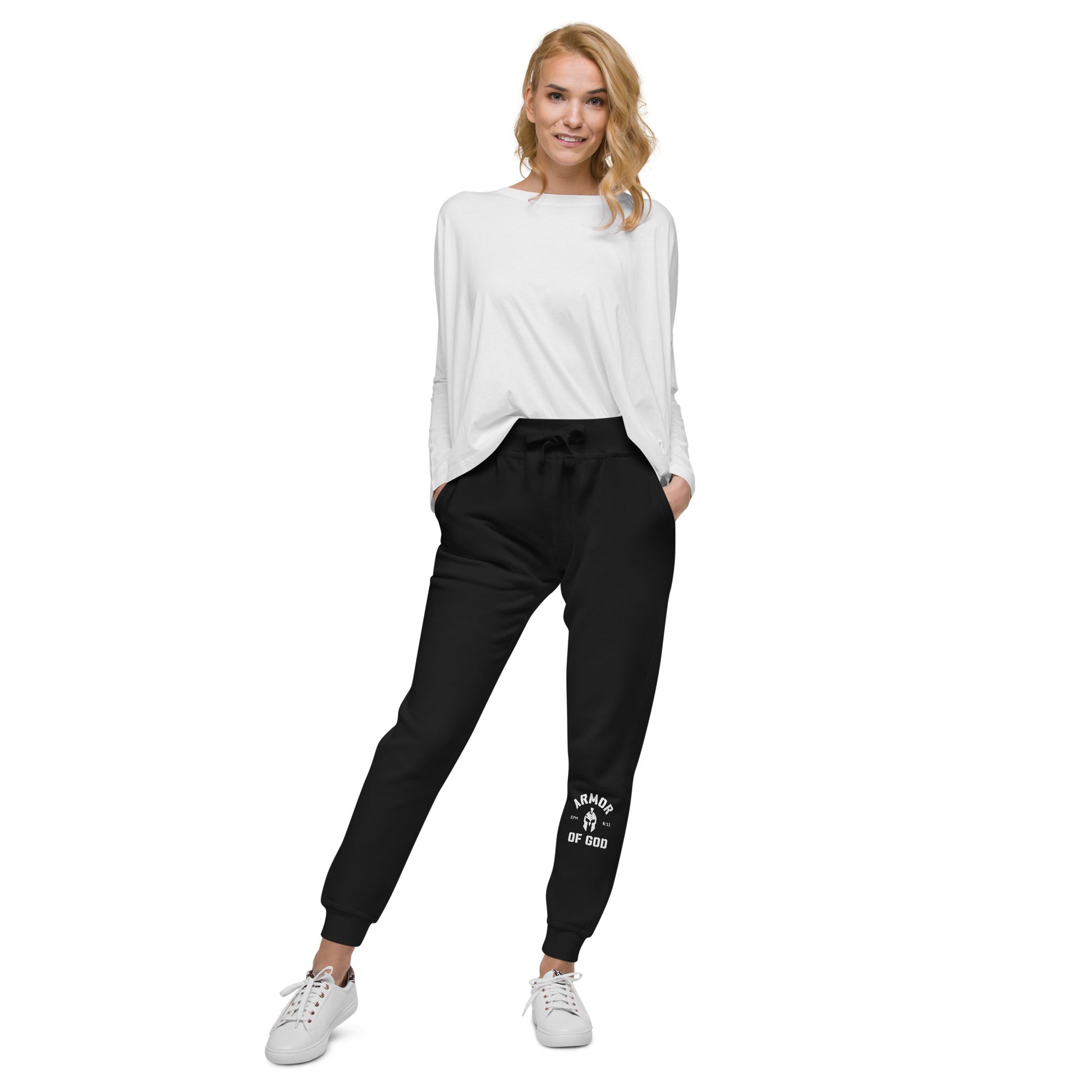 Armor of God Fleece Sweatpants (Unisex) - Humble & Faithful Co.