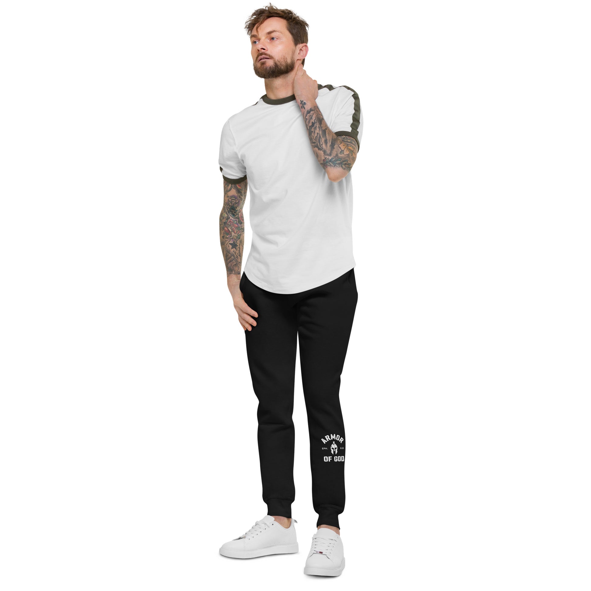 Armor of God Fleece Sweatpants (Unisex) - Humble & Faithful Co.