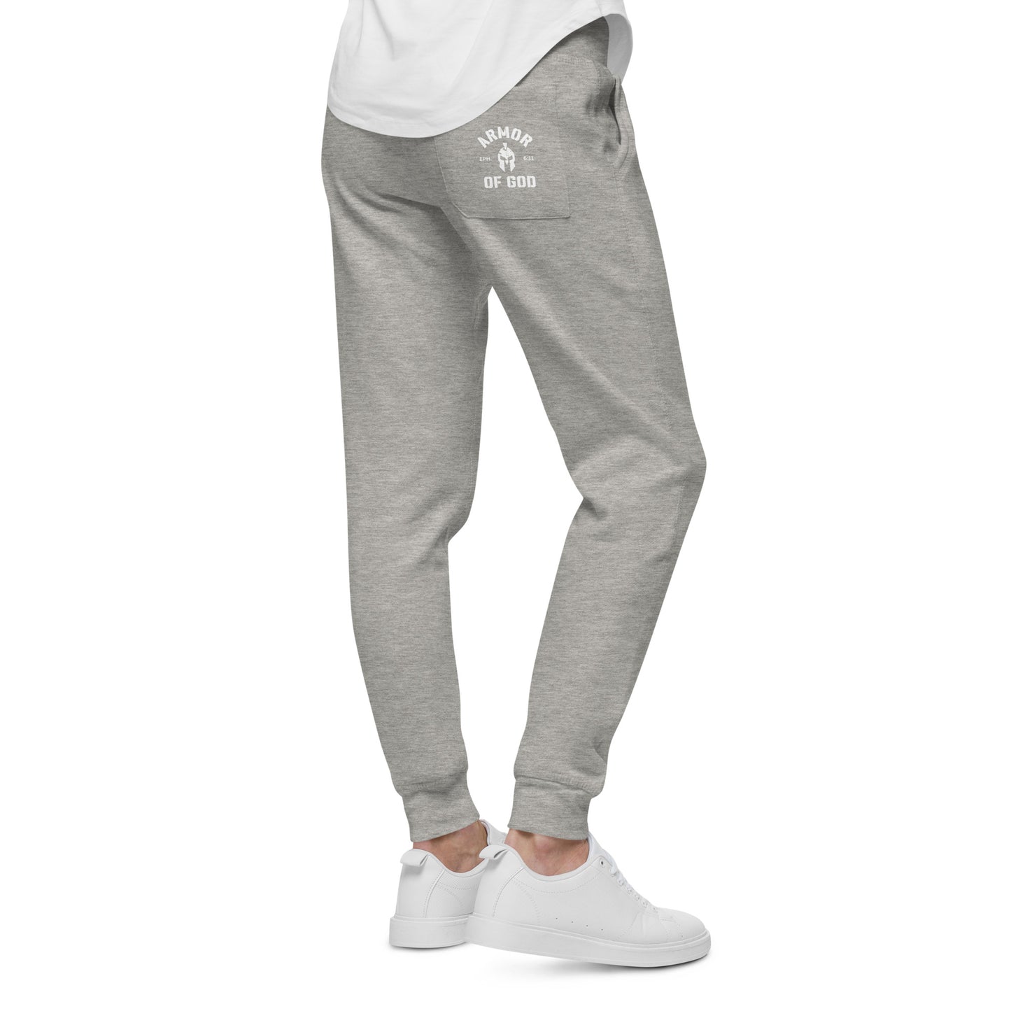 Armor of God Fleece Sweatpants (Unisex) - Humble & Faithful Co.