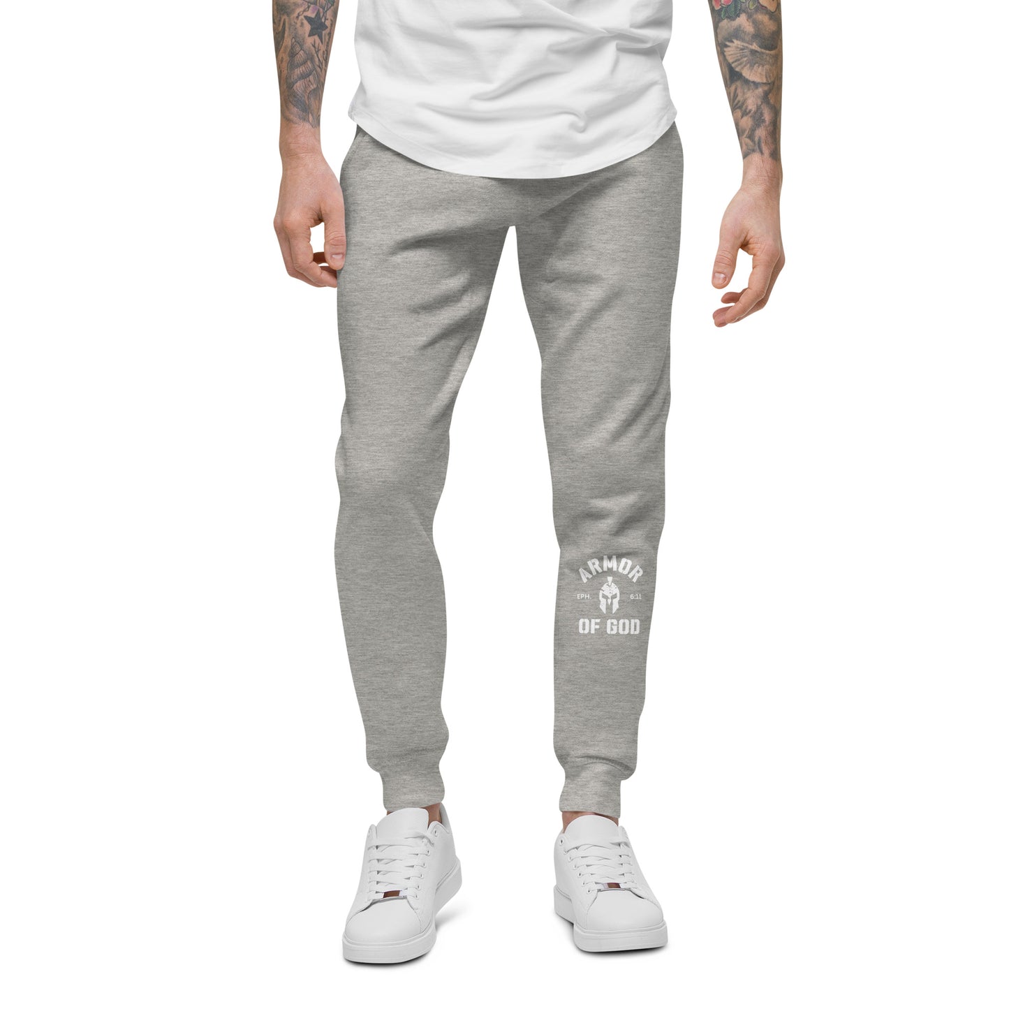 Armor of God Fleece Sweatpants (Unisex) - Humble & Faithful Co.