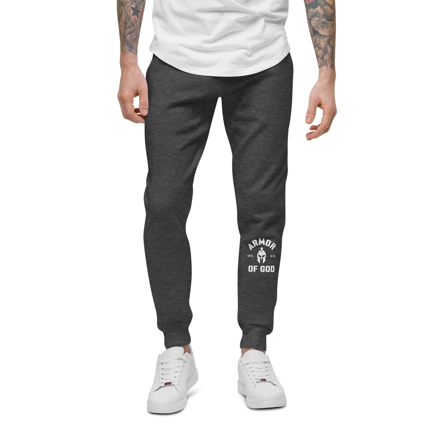 Armor of God Fleece Sweatpants (Unisex) - Humble & Faithful Co.