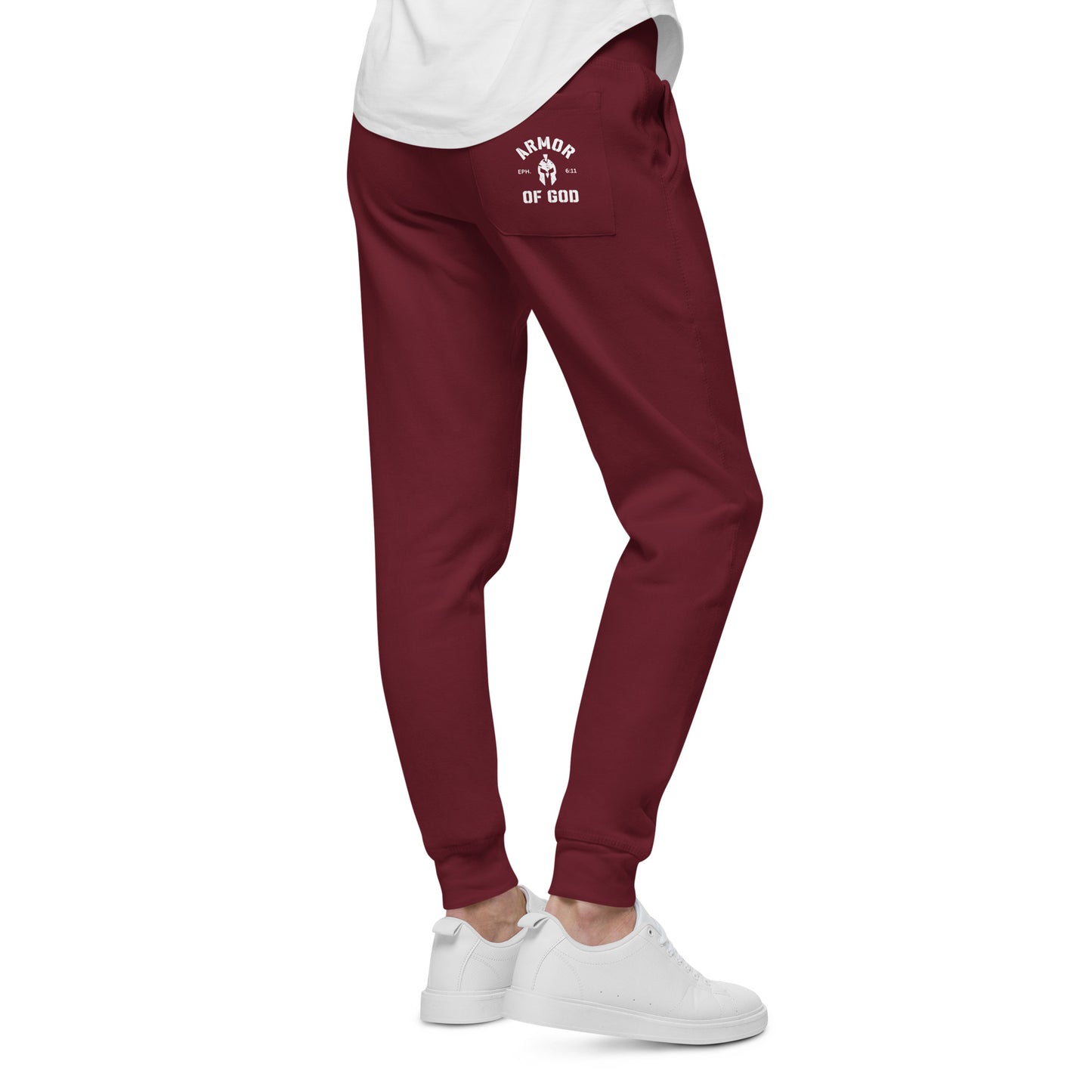 Armor of God Fleece Sweatpants (Unisex) - Humble & Faithful Co.