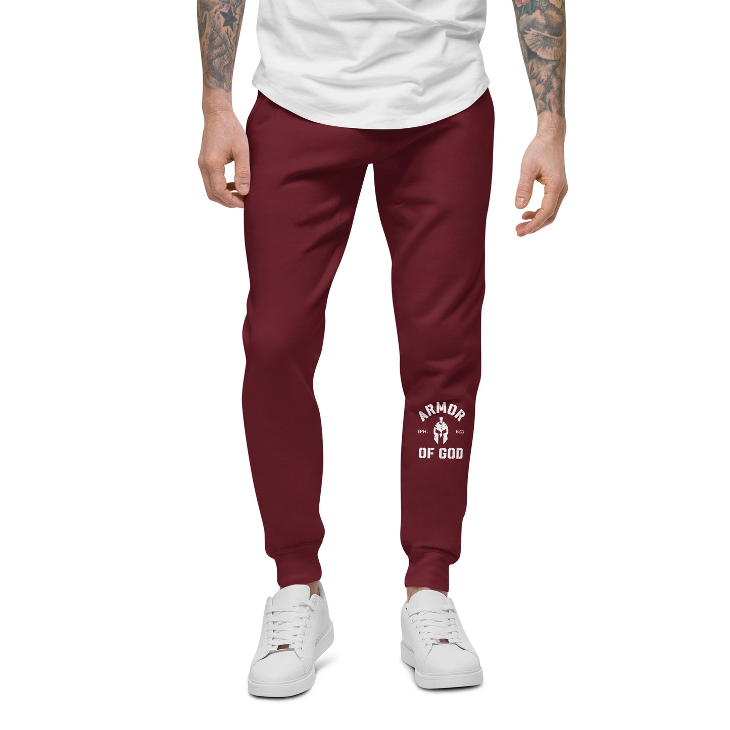 Armor of God Fleece Sweatpants (Unisex) - Humble & Faithful Co.