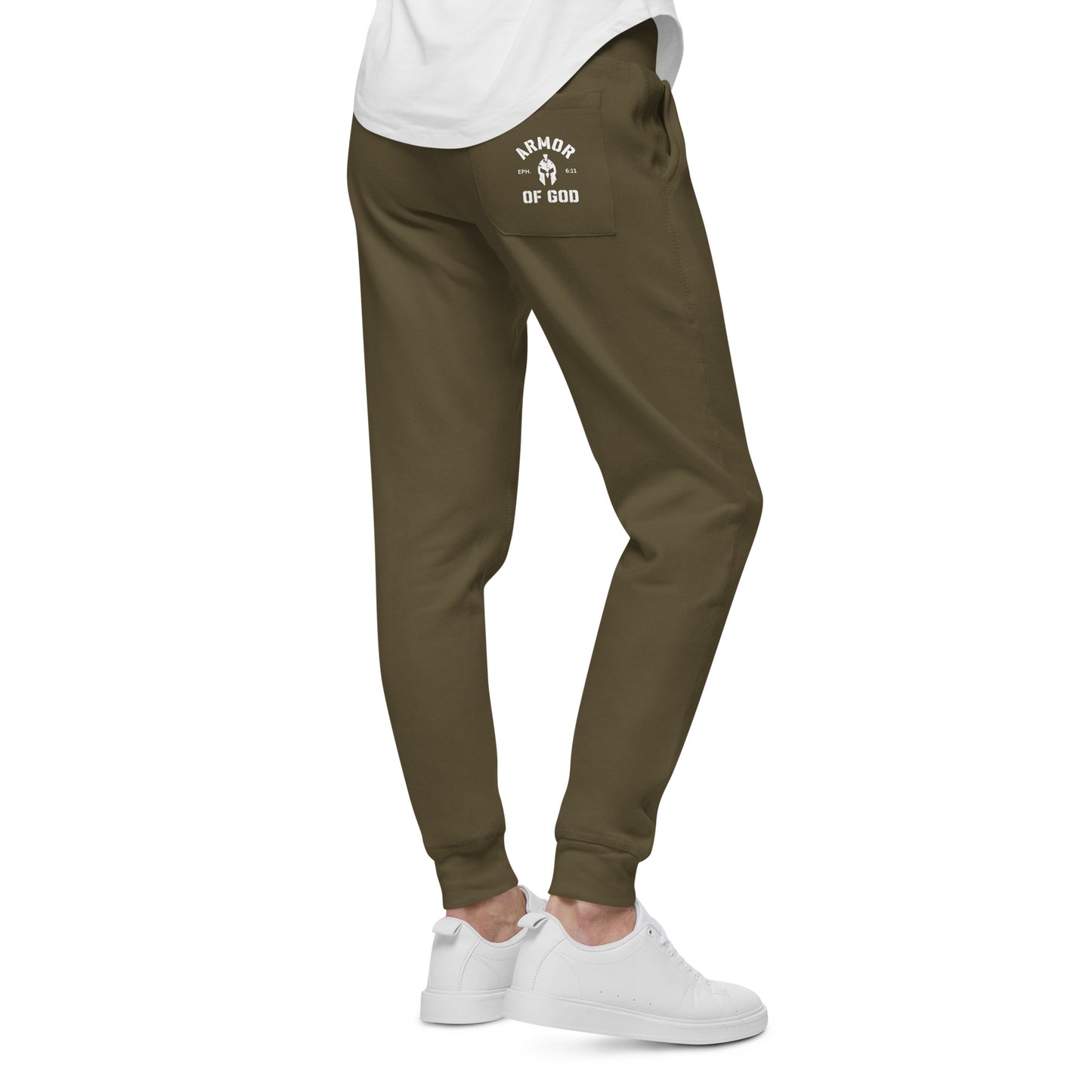 Armor of God Fleece Sweatpants (Unisex) - Humble & Faithful Co.