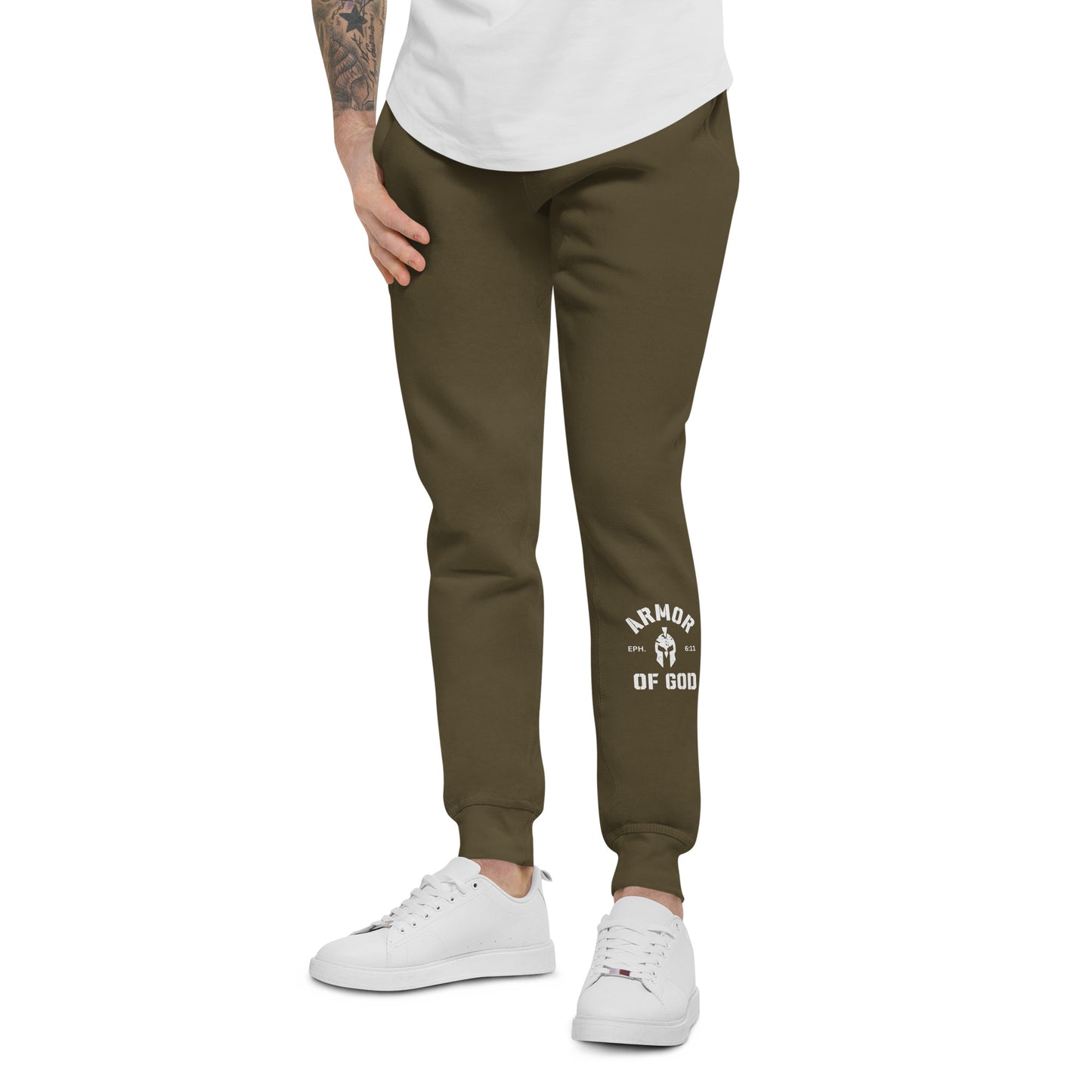 Armor of God Fleece Sweatpants (Unisex) - Humble & Faithful Co.