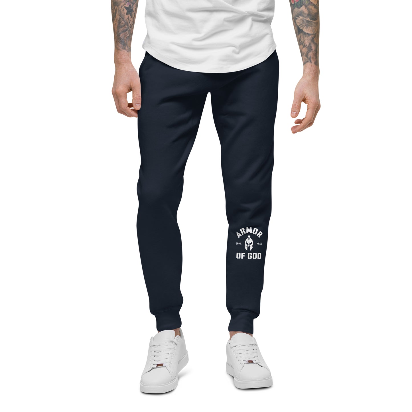 Armor of God Fleece Sweatpants (Unisex) - Humble & Faithful Co.