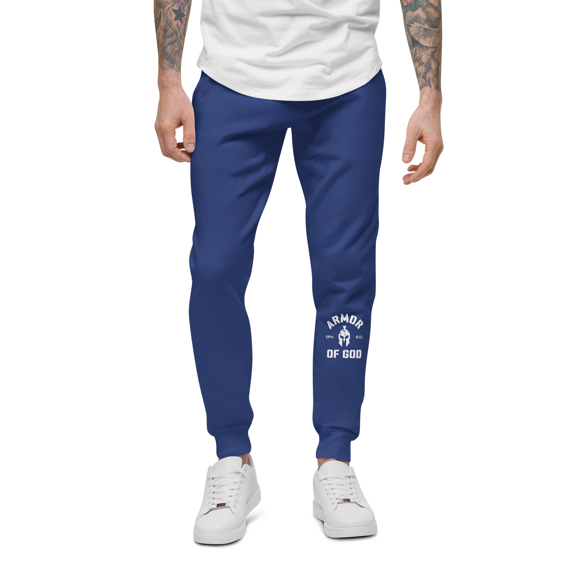 Armor of God Fleece Sweatpants (Unisex) - Humble & Faithful Co.