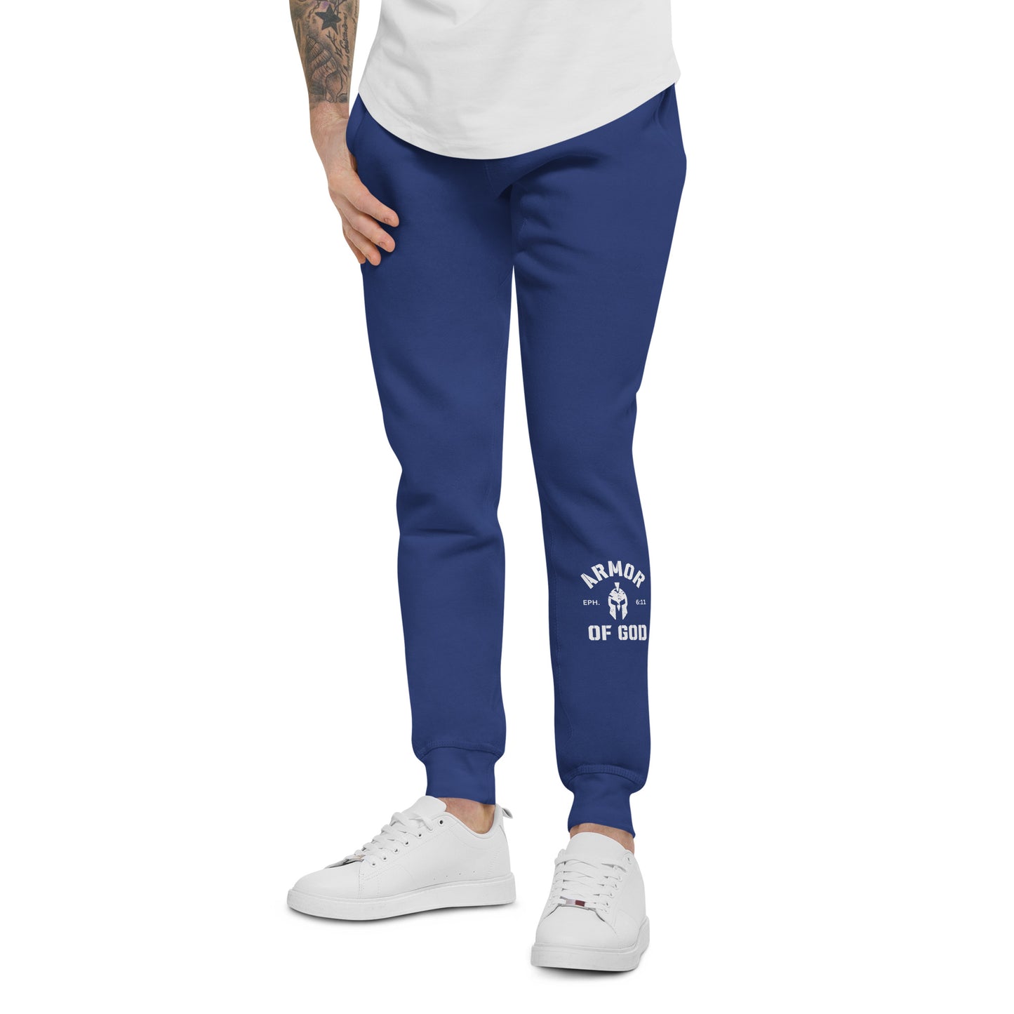 Armor of God Fleece Sweatpants (Unisex) - Humble & Faithful Co.