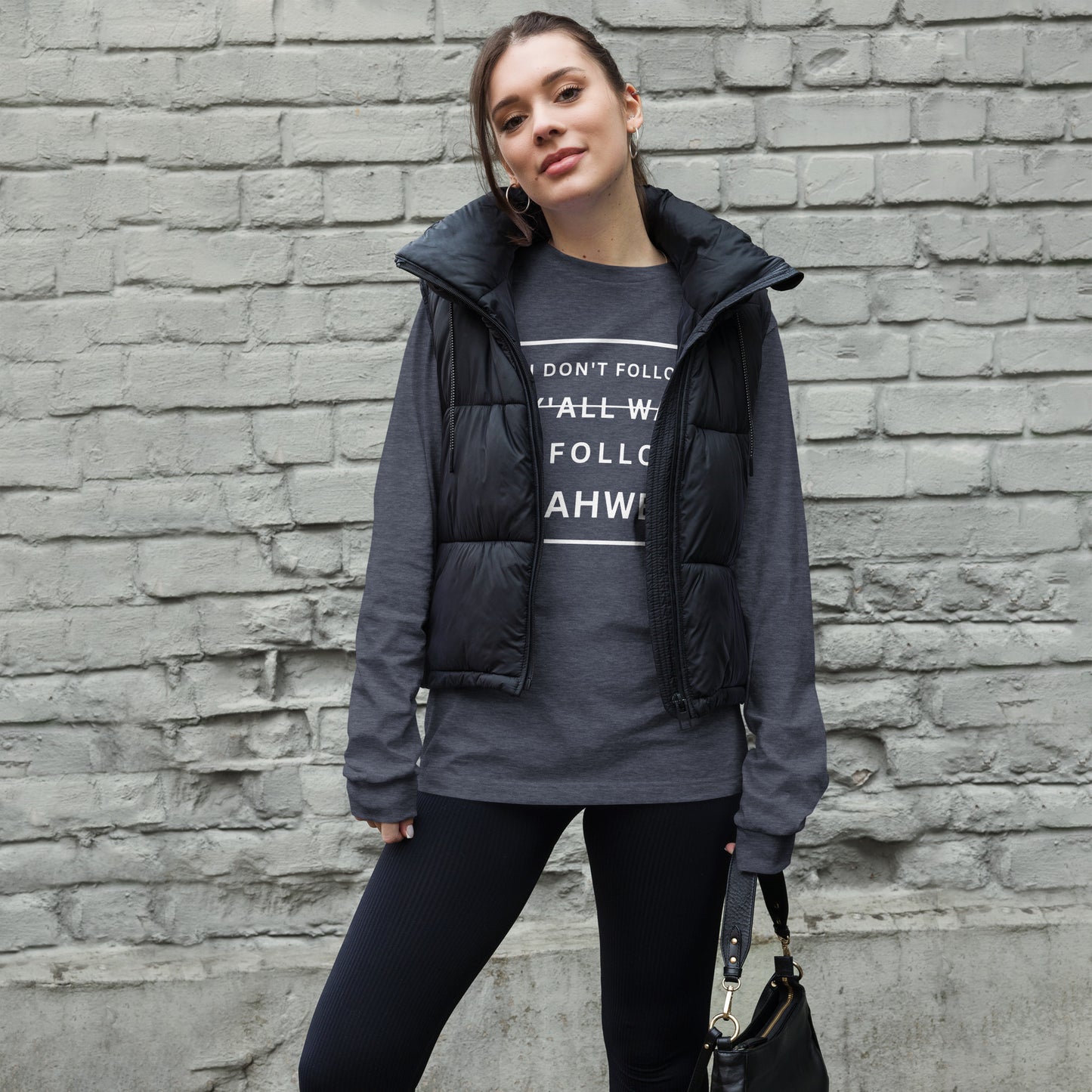 I Don't Follow Y'all Way Women's Long Sleeve T-Shirt - Humble & Faithful Co.