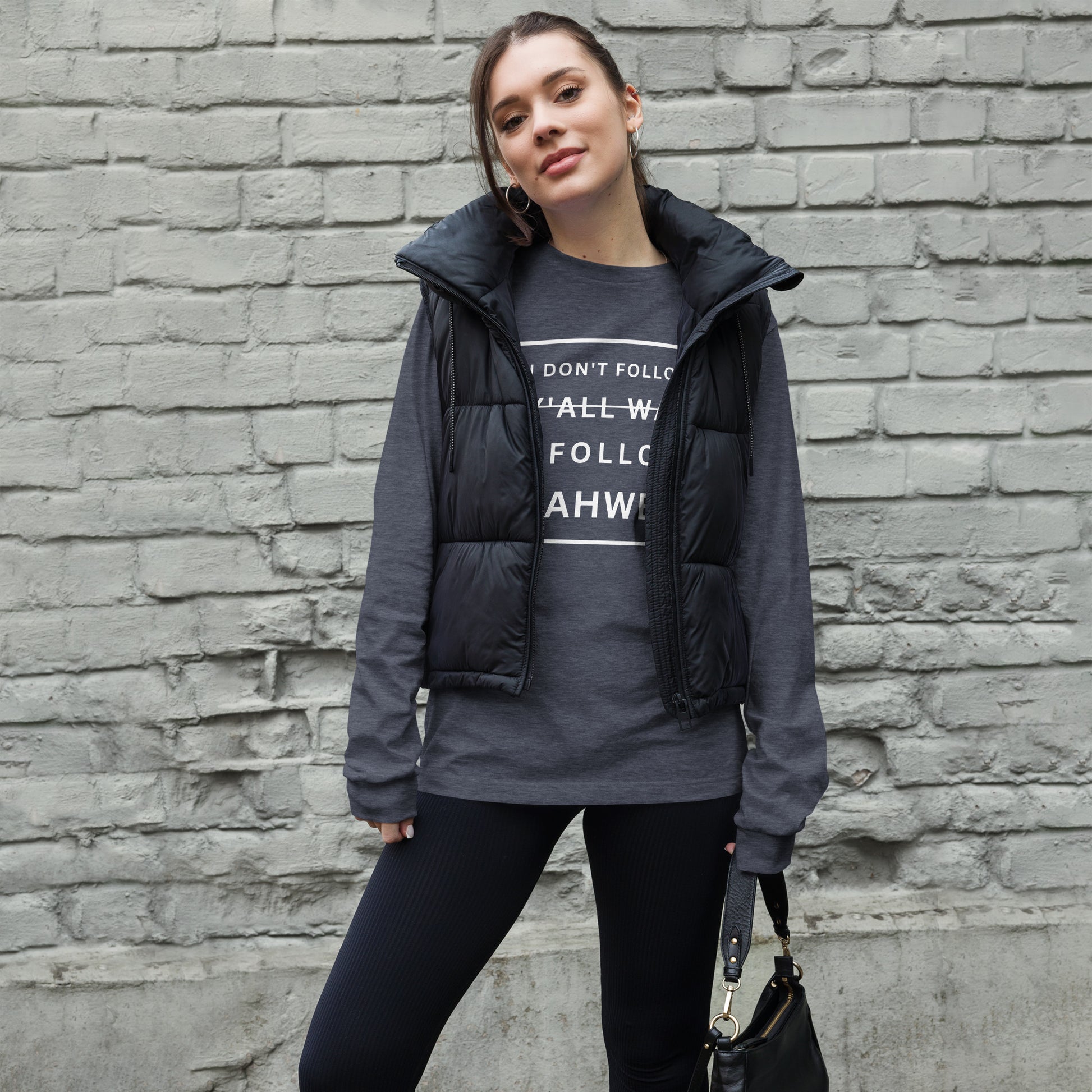 I Don't Follow Y'all Way Women's Long Sleeve T-Shirt - Humble & Faithful Co.