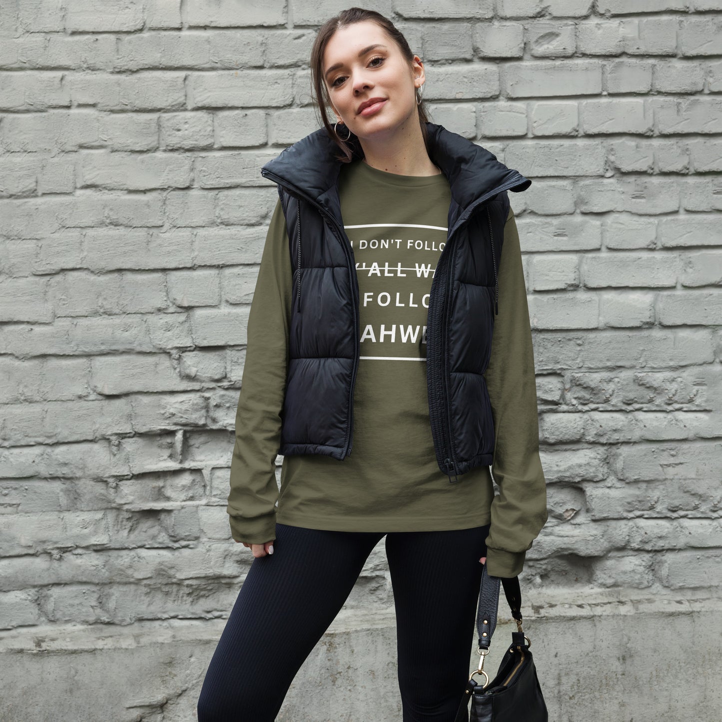I Don't Follow Y'all Way Women's Long Sleeve T-Shirt - Humble & Faithful Co.