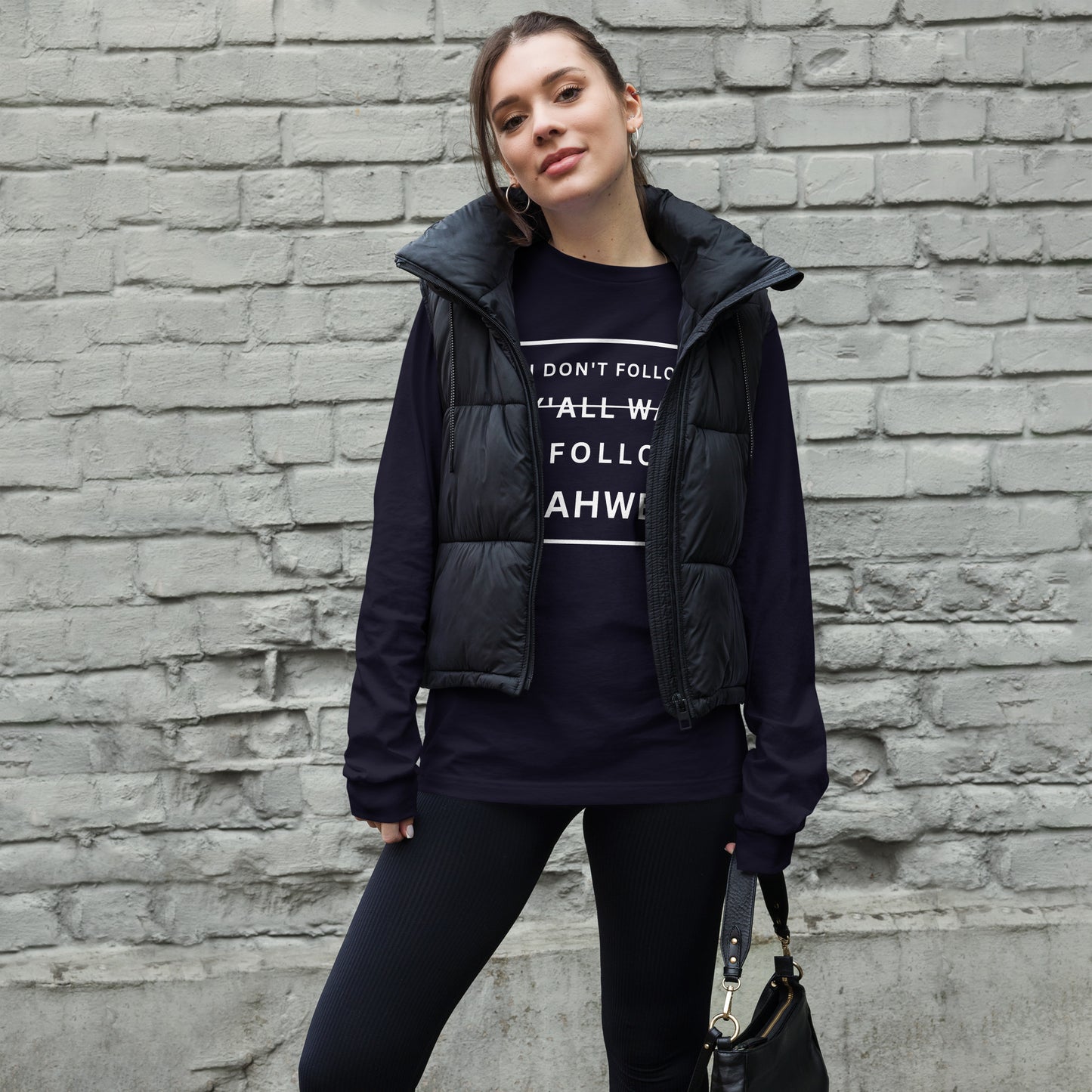 I Don't Follow Y'all Way Women's Long Sleeve T-Shirt - Humble & Faithful Co.